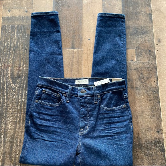 NWT Madewell 9” Mid Rise Skinny Jeans Tencel Denim Edition